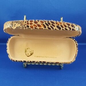 Marilyn Munro Commemorative Animal Print Glasses Sunglasses Case